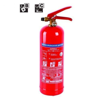 Gaśnica proszkowa 1kg BC z wieszakiem KZWM OGNIOCHRON-GP-1z BC/M