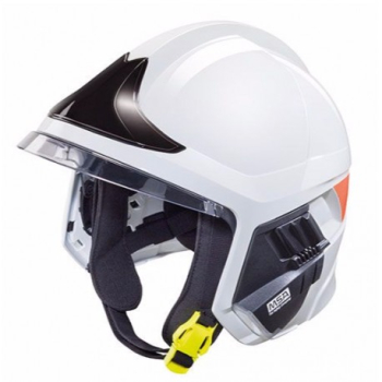 Hełm strażacki MSA Gallet F1XF biały rozmiar M (52-60)-z modułem