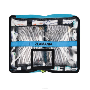 Zestaw Ratownictwa Medycznego R1 wg standardu 2021 w plecaku modułowym Blue MED. Z zintegrowanym reduktorem