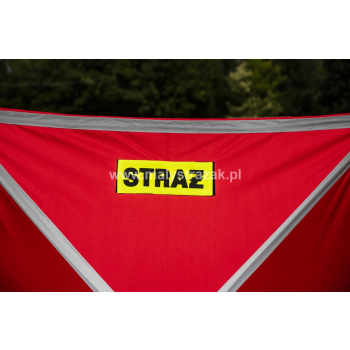 Parawan do zasłaniania ofiar wypadków PMS (bez stopek stabilizacyjnych)