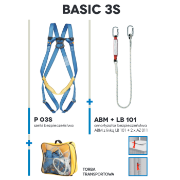 PROTEKT- Zestaw asekuracyjny BASIC 3S