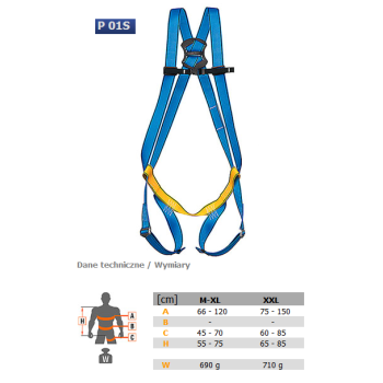 PROTEKT- Zestaw asekuracyjny BASIC 3S