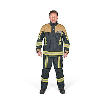 UBRANIE BOJOWE GAROS G30 - GRANATOWO/ZŁOTY NOMEX NXT® + NAPISY