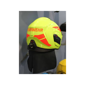 HEŁM BOJOWY HEROS TITAN Z PRZYŁBICĄ, OSŁONĄ KARKU I KRAWĘDZI, KOLOR CZARNY, RAL 9004, CNBOP