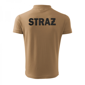 Koszulka Polo strażacka logo ZOSP- haft piaskowa