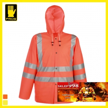 Kurtka wodoochronna ostrzegawcza 3/4 - 3 poziom widzialności- model 1101R