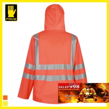 Kurtka wodoochronna ostrzegawcza 3/4 - 3 poziom widzialności- model 1101R
