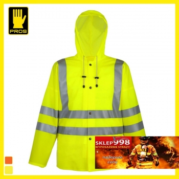 Kurtka wodoochronna ostrzegawcza 3/4 - 3 poziom widzialności- model 1101R