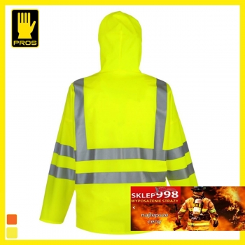 Kurtka wodoochronna ostrzegawcza 3/4 - 3 poziom widzialności- model 1101R