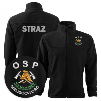 Polar strażacki  z haftowanym logo OSP+ MIEJSCOWOŚĆ