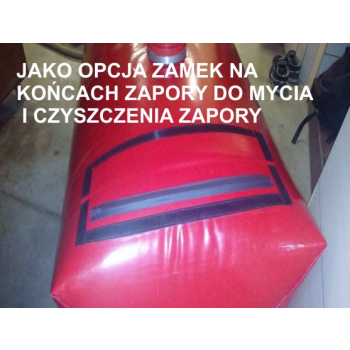 Zapora przeciwpowodziowa PCV  średnica 80 cm długość 25 metrów