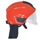 HEŁM BOJOWY HEROS H30 (Z PRZYŁBICĄ, OSŁONĄ KARKU I KRAWĘDZI) - KOLOR: JASKRAWY POMARAŃCZOWY (RAL 2005)