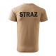 Koszulka T-shirt OSP ZWIĄZEK haft piaskowa