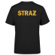Koszulka T-shirt z wyhaftowanym logo PSP oraz napisem STRAŻ