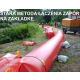 Zapora przeciwpowodziowa PCV  średnica 80 cm długość 10 metrów